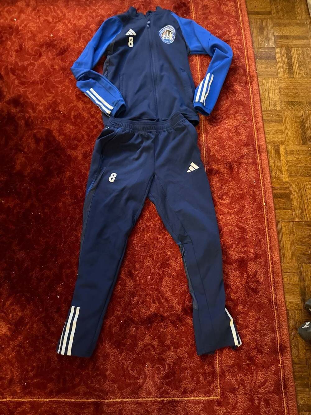 Adidas Track Suit Aeroready  - Youth Size 11-12Y